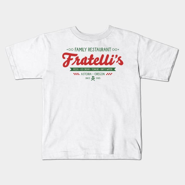 Fratellis Family Restaurant Kids T-Shirt by Sachpica